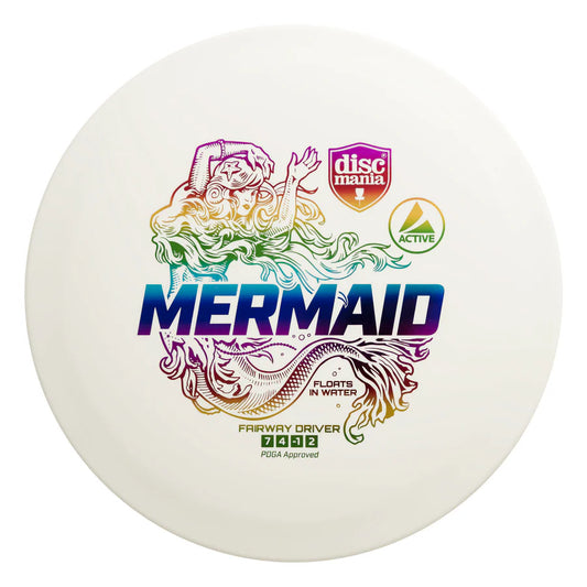 Discmania Active Base Mermaid Disc Weiß
