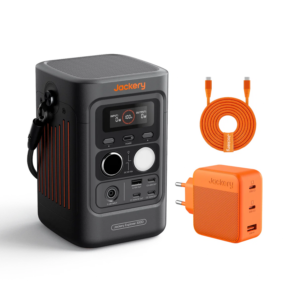 Jackery Explorer 300D Tragbare Powerstation