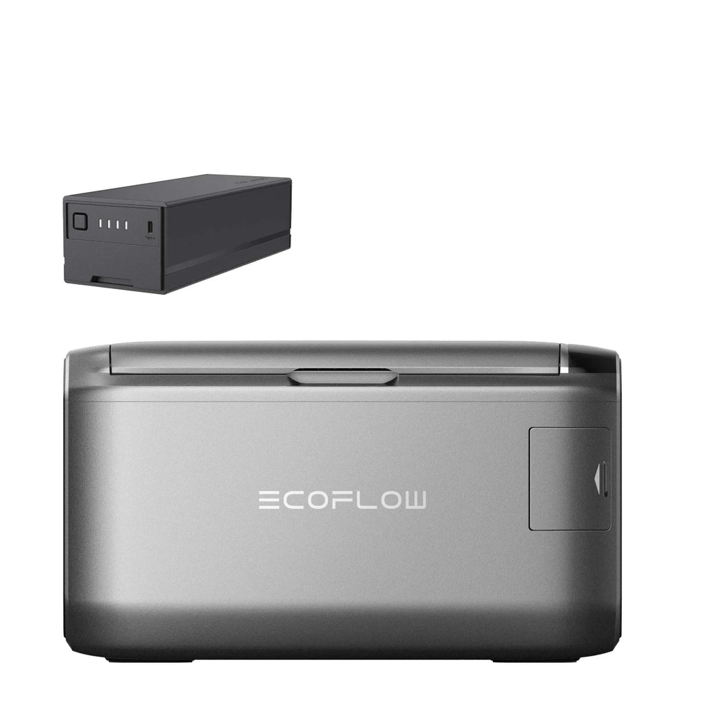 EcoFlow GLACIER Classic 35L Set - Kühl und Gefrierbox mit 298 Wh Plug-In Batterie