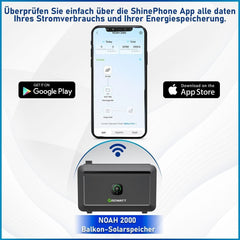 Growatt NOAH 2000 2kWh - Speicher für Balkonkraftwerk - 0% MWST (ANGEBOT GEMÄSS§12 ABS.3 USTG)