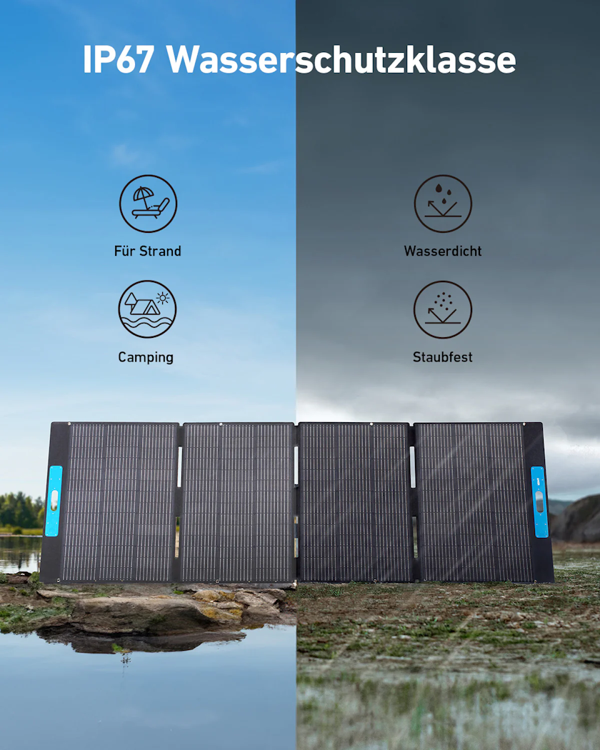 Anker SOLIX PS400 Portable Solar Panels (400W)