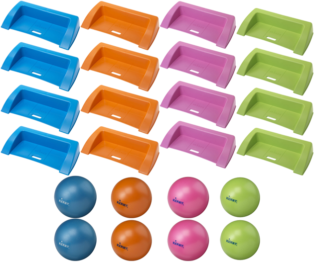 Kerbyset - 2 Kerby´s + 1 Ball Lime/Grün