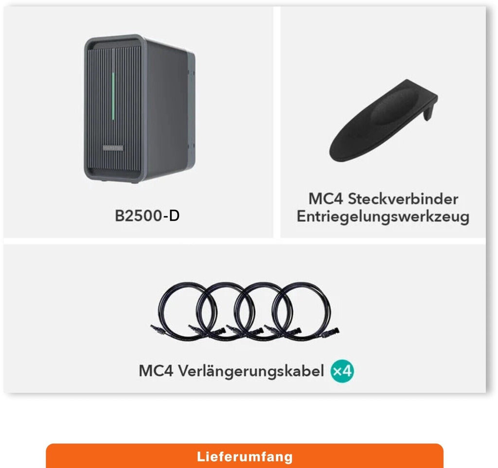 Marstek B2500-D 2240Wh Speicher für Balkonkraftwerke