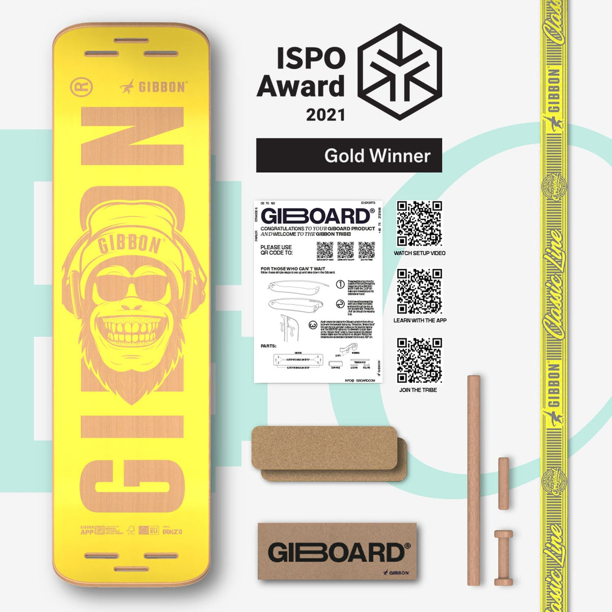 GIBOARD Set Bonzo Classic Gibbon