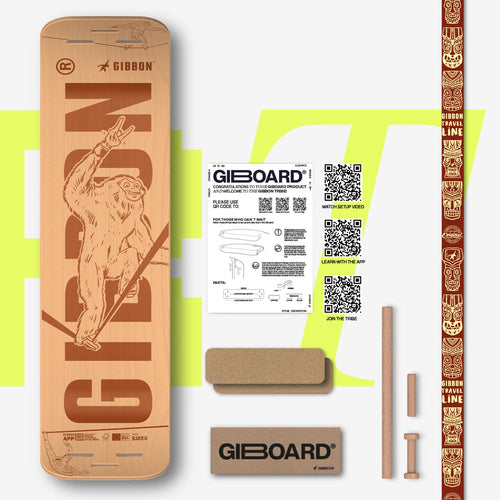 GIBOARD Set Roots Rocker Travel Gibbon