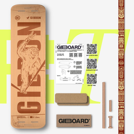 GIBOARD Set Roots Rocker Travel Gibbon