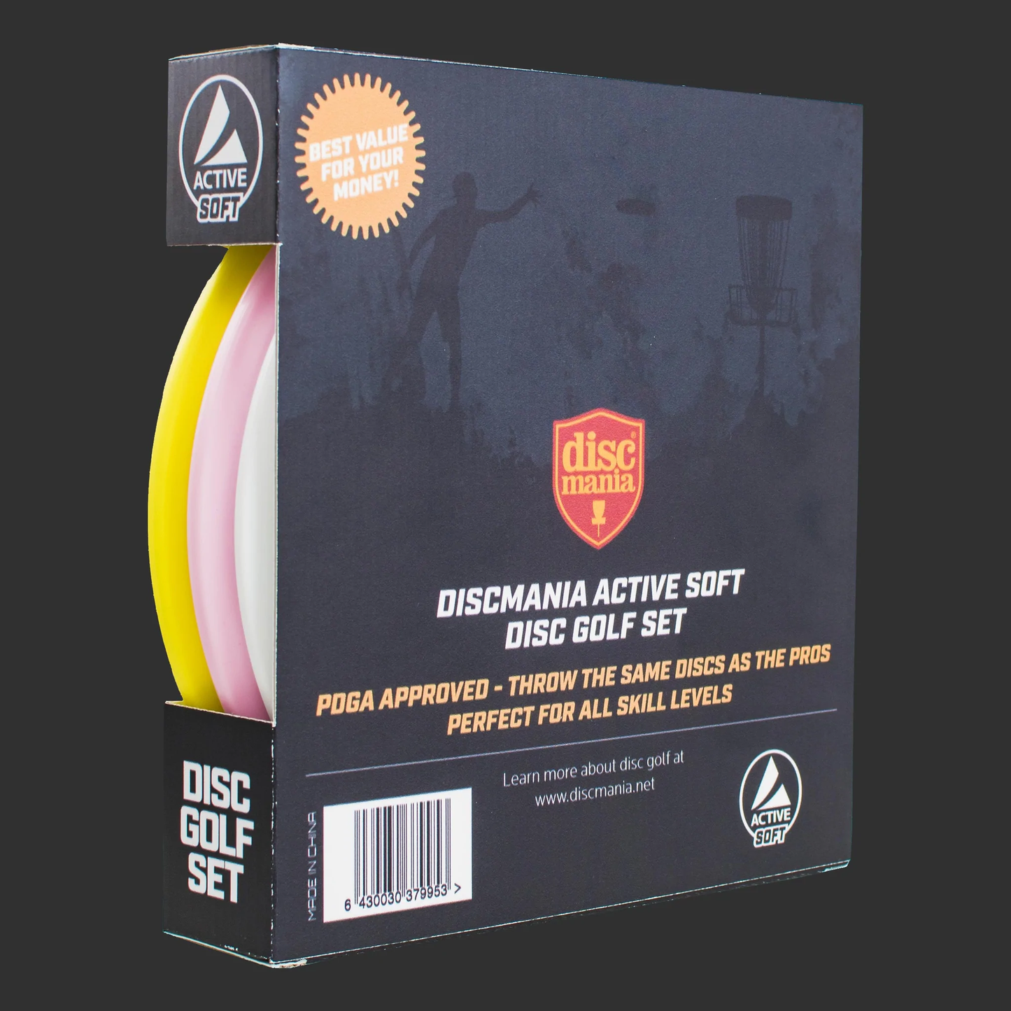 Discmania Active Soft 3 Disc Box Set Discgolf