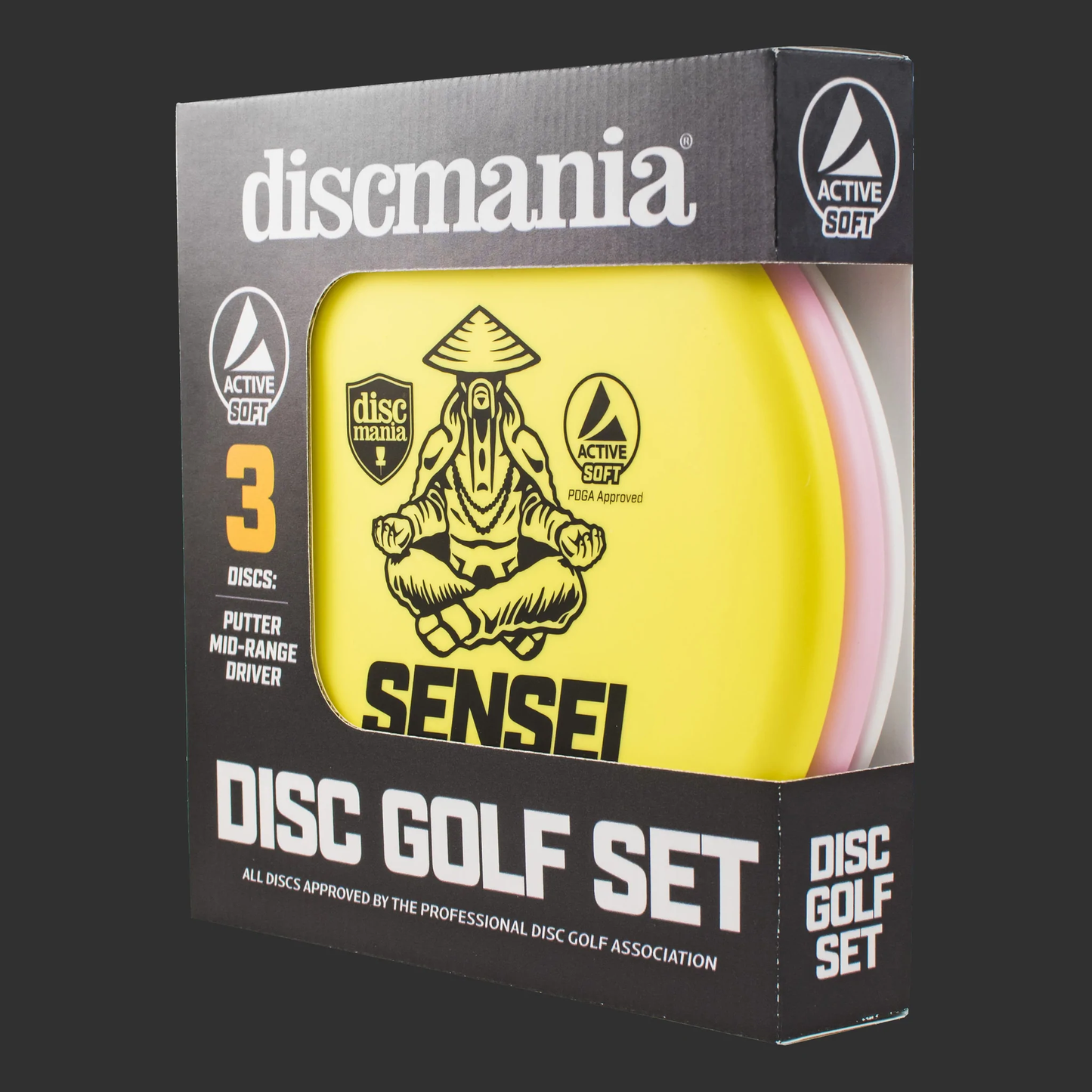 Discmania Active Soft 3 Disc Box Set Discgolf