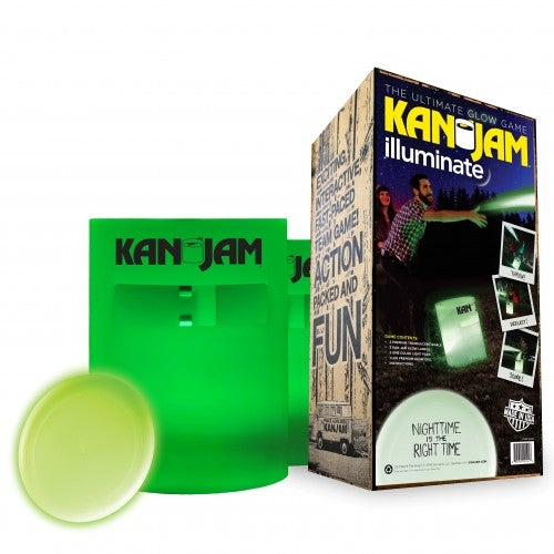 KANJAM Illuminate + GLOW Disc leuchtet im Dunklen