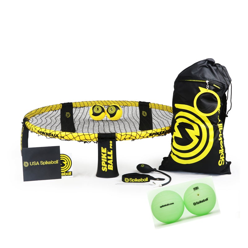 Spikeball Pro Set mit 2 Bällen + 2er Pack Glow Balls